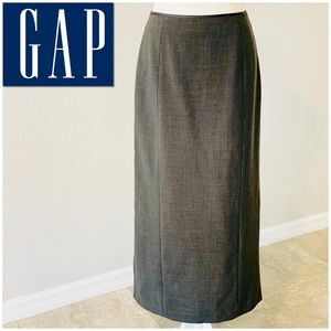 GAP PENCIL SKIRT, GRAY, SIZE 2